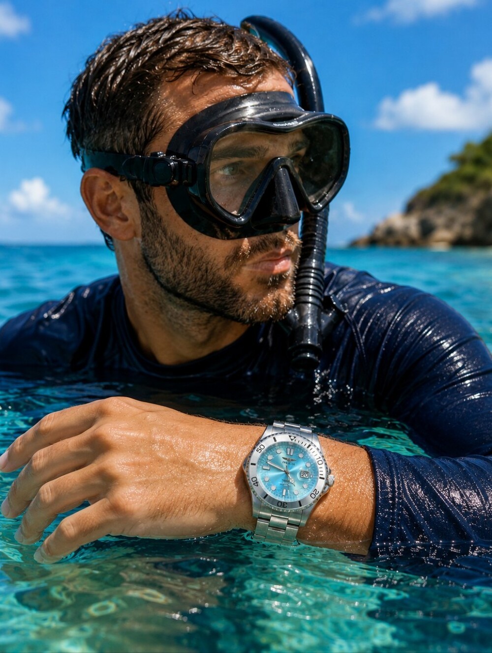 Invicta 240468 Silver Stainless Steel 100M Dive Watch~ NWT | FATHER'S DAY GIFT!!